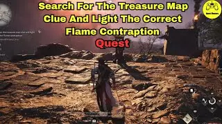 Search For The Treasure Map Clue And Light The Correct Flame Contraption Quest Where Winds Meet