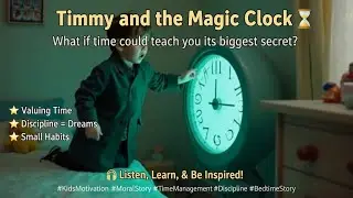 Timmy and the Magic Clock  | Motivational Story for Kids