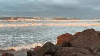 Sunset Waves at Rustico Beach