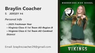 Braylin Coacher - 2025 Woodbridge High School Highlights - Freshman Year