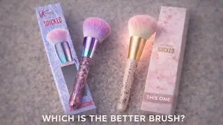 Сравнение кистей для румян Wicked 🌸 r.e.m. против IT Cosmetics (победитель выбран)