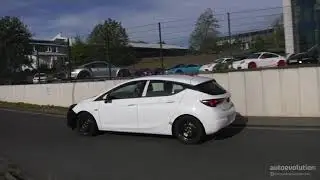 2020 Opel Astra Facelift Testing Around the Nurburgring