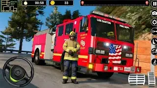 🔥 Fire Truck Simulator 3D &ndash; Real Firefighter Rescue Mission Gameplay (Android)
