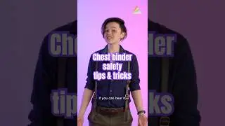 14. How to bind safely with a chest binder! #chestbinder #nonbinary #transgender
