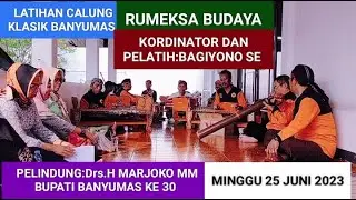 RENGGONG GARUT LAT CALUNG  PELIND:Drs H MARJOKO MM BUPATI BANYUMAS KE 30 KRDTR PELATIH BAGIYONO SE