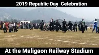 #republicday2019 at Maligaon Railway Stadium