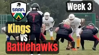 SAAFL Week 3 Showdown: Vaal Kings vs Battlehawks | American Football South Africa Highlights