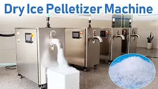 Dry Ice Pelletizer Machine Full Demo | Liquid CO₂ to High-Quality Pellets