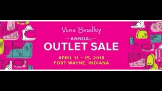 Vera Bradley Annual Outlet Sale 2018 (In Review)