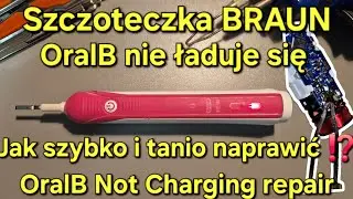 BRAUN OralB Not Charging Repair ➡️ Szczoreczka Elektryczna Nie Ładuje Się ➡️ Jak to Szybko Naprawić