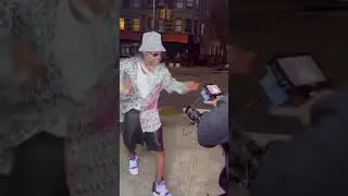 JIM JONES OUTSIDE ON THE BLOCK SHOOTIN NEW HEAT IN THE STREETS - CAPO BACK AT IT #SHORTS #DANCE #RAP