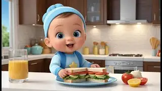 Sandwich Stack Song | Fun Food Learning & Happy Kitchen Play for Kids | English