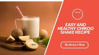 Easy Chikoo Drinks | Sapodilla Drinks | Chikoo Milkshake Recipe | Chikoo Juice Recipe | Yummy