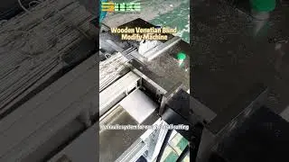 Wooden Venetian Blind Modify Machine #blinds #machine #factory #roller