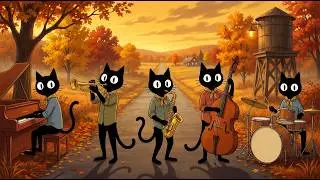 This Road Goes Nowhere. Black Cats Golden Vintage Noir Jazz under the Old Water Tower
