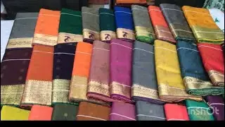 Semi kora jacquard border sarees whole sale and retail