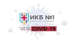Статистика ИКБ №1 по COVID-19 09.01.2023
