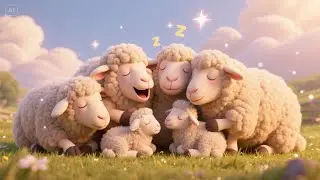 Baa, Baa, Fluffy Sheep | Soft Woolly Rhyme for Kids | Gentle Animal Song for Toddlers