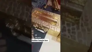 golden bangle box manufacturer singarbox box jewellery box #manufacturer #wholesale #delhi #shorts