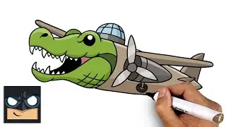 How to Draw Bombardino Crocodilo | Italian Brainrot