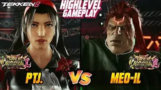 Tekken 8 &ndash; PTJ (JUN KAZAMA) vs Meo-IL (JACK-8) &ndash; T8 High Level Gameplay!