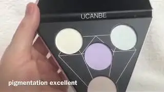 Ucanbe highlighter palette( unboxing)/ aliexpress haul/ phan bat sang cua ucanbe