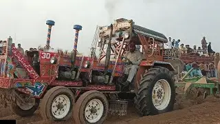 Al-Ghazi Old 2009 model performance on disk harrow | pakistan top tractor |old model tractor pulling