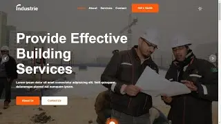 Free Industry Website Template in HTML and CSS With Source Code || Source Coder | HTML CSS Projects