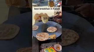 Best breakfast in Kalam bazar Pakistan | Paratha omelette #shorts #breakfast #streetfood