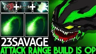 23SAVAGE [Viper] Cancer Hero is Back Max Attack Range Build is OP 7.23 Dota 2