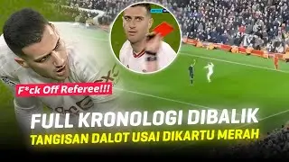 Keputusan Diluar Nalar!! Saat Dalot Nangis Meliihat Keputusan Michael Oliver Memberinya Kartu Merah