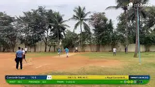 Royal Concorde Blasters vs Concorde Super Kings | CPL season 13 (League Matches) | Live - Bengaluru