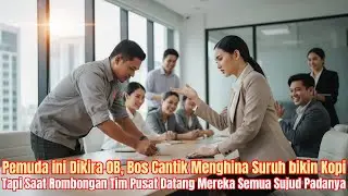 Dikira OB Biasa, Bos Cantik Menghina Saat Rapat Jadi Pesuruh Bikin Kopi, Tapi Saat Tim Pusat Datang