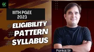 IIIT Hyderabad PGEE 2023 Complete Information (Eligibility ,Pattern ,Syllabus) | By Pankaj Sir #cse
