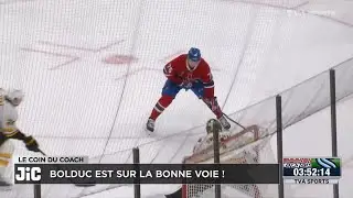 Zachary Bolduc est sur la bonne voie, selon Dany Dubé