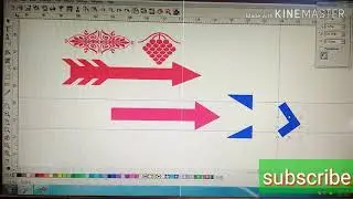 Flexi sign-pro-8.1cutting उमेश part 48 तीर बनाना सीखे