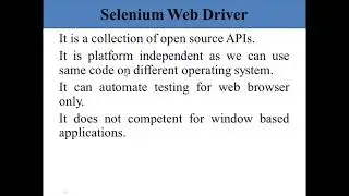 Lecture 27 Automation testing