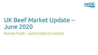 UK Beef Market Update &ndash; June 2020