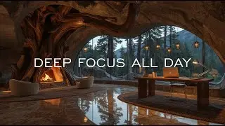 Deep Focus All Day 🌲 Forest Office | Zero Distraction Music for Work, Study & Flow State