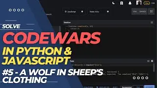 CODEWARS #5 - A wolf in sheep's clothing (solved in Python & Javascript)