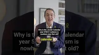 Why the Jewish calendar predates the Jews?