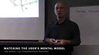 Matching The User's Mental Model: Joe Natoli | UX Training
