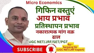 giffin paradox || income effect|| substitution effect|| negative slope demand curve