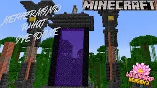 The Biggest Portal Ive Ever Built!! #2 @LotusSMP #netherportal