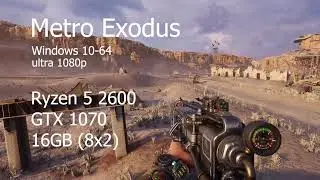 metro exodus gtx 1070 8GB (ultra-1080p)