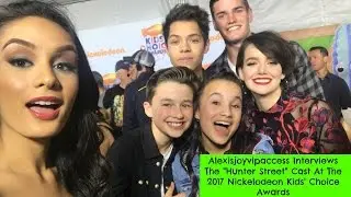 Hunter Street Cast Interview With Alexisjoyvipaccess - 2017 Nickelodeon KCA