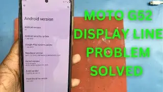 MOTO G52 G82 PINK GREEN LINE PROBLEM SOLUTION  #motorola #viral #youtubeindia #mobile