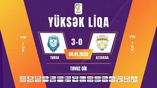 AÇ YÜKSƏK LİQA | VIII TUR | TURAN - AZERRAIL | QADINLAR ( 08.01.2026 )
