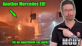 ЕЩЕ ОДИН пожар электромобиля Mercedes на ПОДЗЕМНОЙ парковке | MGUY Australia