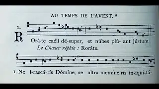 Rorate caeli desuper et nubes pluant Iustum (In Adventu) - Gregorian